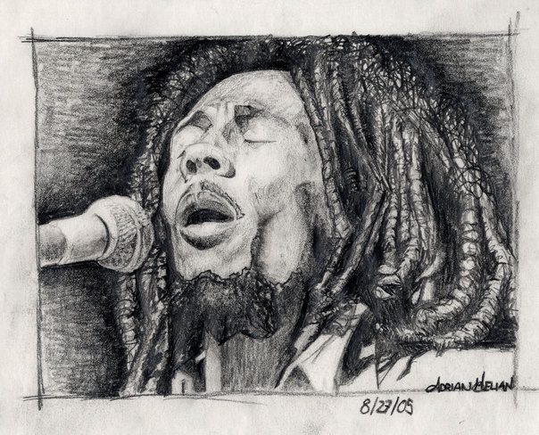 Doodles with charcoal & pencil on paper.